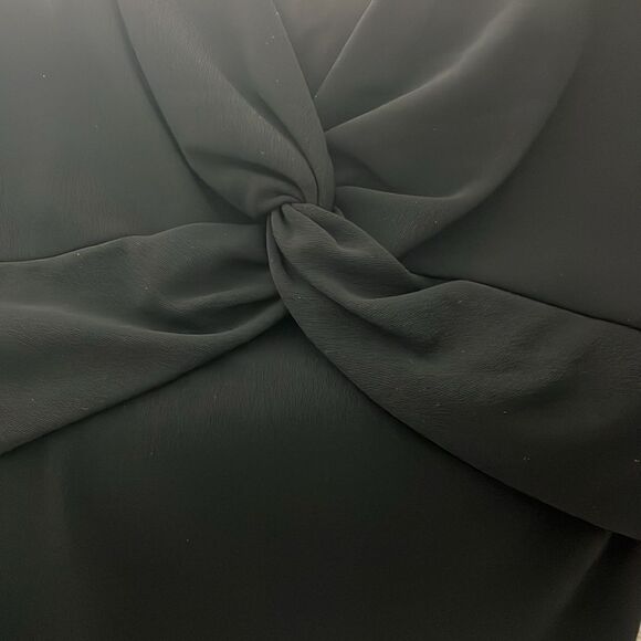 Boston Proper Twist Front Stretch Fabric Body Flattering SZ 12 - Picture 7 of 9